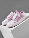 White and Pink AMIRI Low-Top Sneakers - product image from the listing.