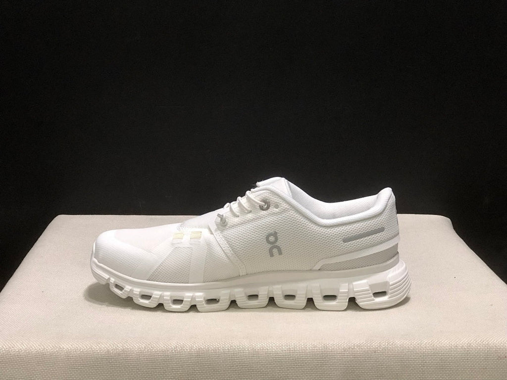 On Cloud 6 Running Sneakers in White - product image from the listing.