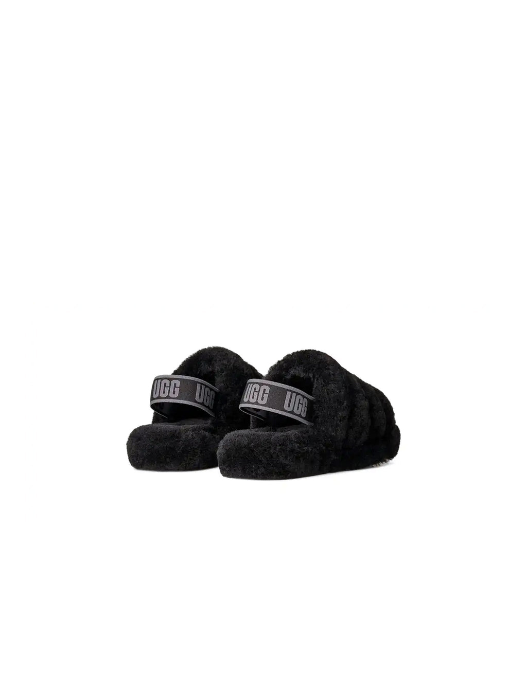 UGG (PS) Fluff Yeah Ultra in Black - product image from the listing.