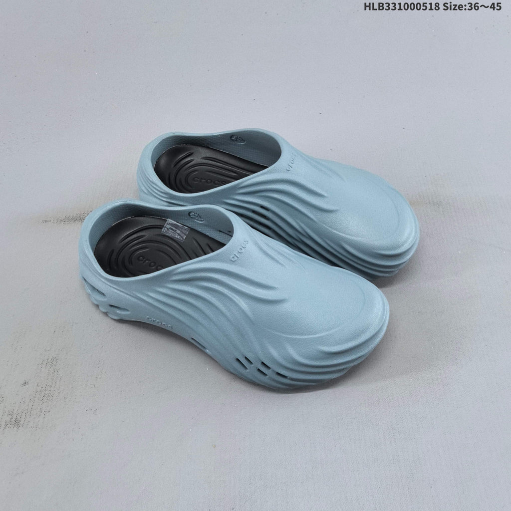 Bae Clog-Style Slides with Sculpted Design by Crocs - product image from the listing.