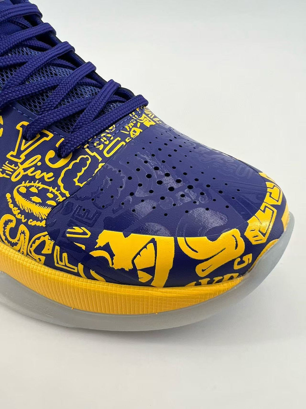 Nike Kobe 5 Protro Basketball Shoes in Blue Gold CD4991-400 - product image from the listing.