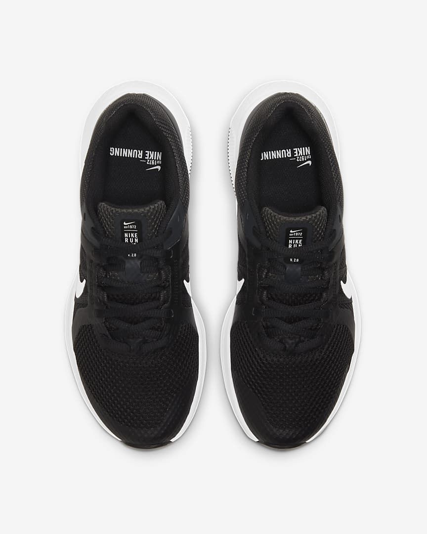 Nike Run Swift 2 Running Shoes in Black White CU3517-004 - product image from the listing.
