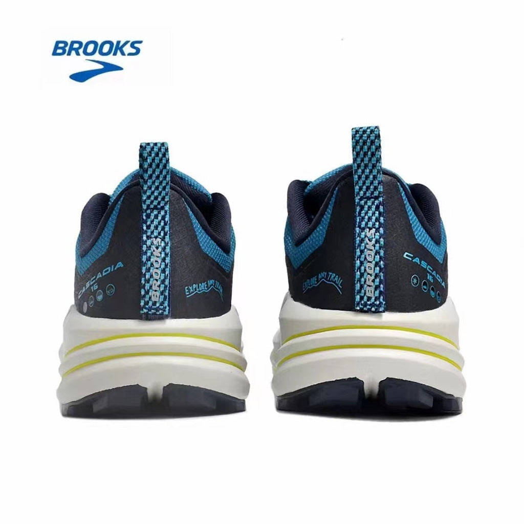 Brooks Cascadia 16 Trail Running Shoes in Blue - product image from the listing.