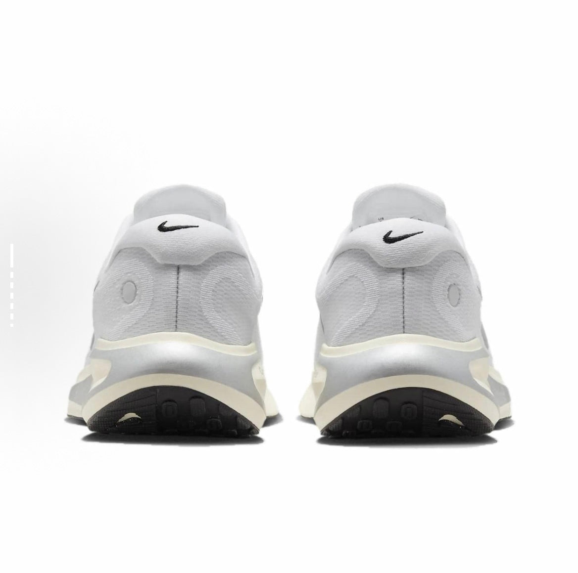 Nike Journey Run Road Shoes for Running White/Silver FJ7765-104 - product image from the listing.