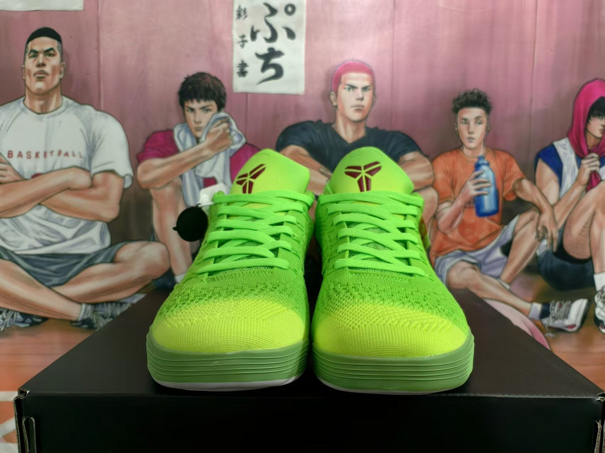 Electric Green - Nike Kobe 11 Basketball Shoes - product image from the listing.