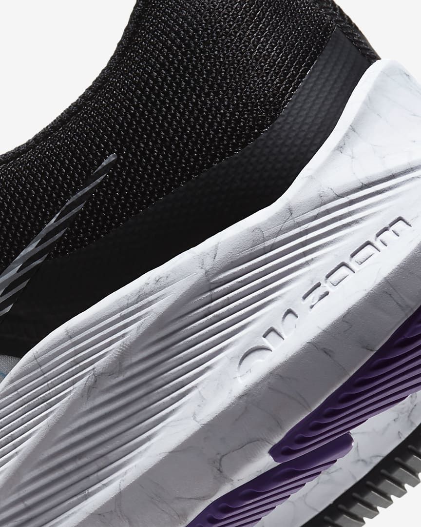 Nike Zoom Winflo 8 Running Shoes in White Black CW3419-101 - product image from the listing.