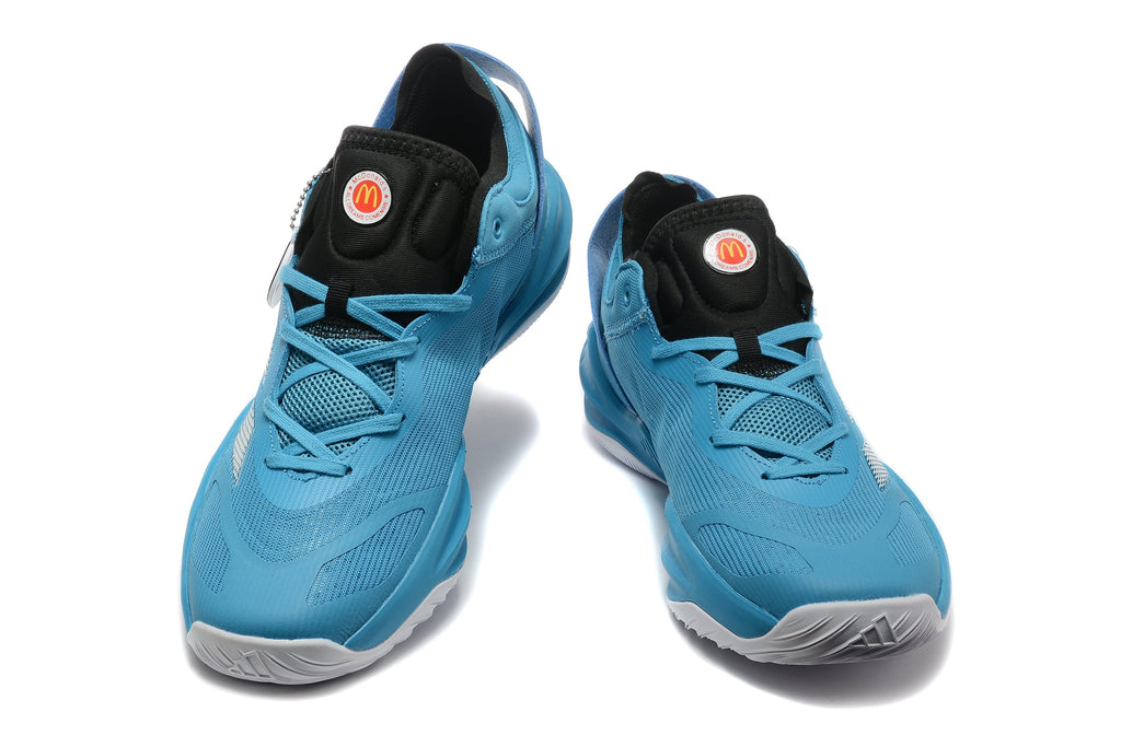 Adidas Adizero Basketball Shoes in Blue - product image from the listing.