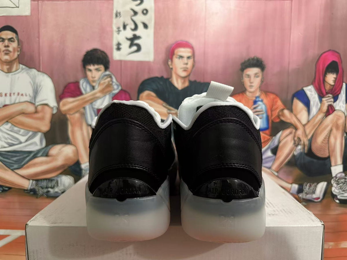 Jordan Luka 1 Basketball Shoes in Black White - product image from the listing.