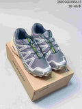 Salomon SPEEDCROSS 3 Trail Running Shoes in Gray Lime 2607GGD395A15 - product image from the listing.