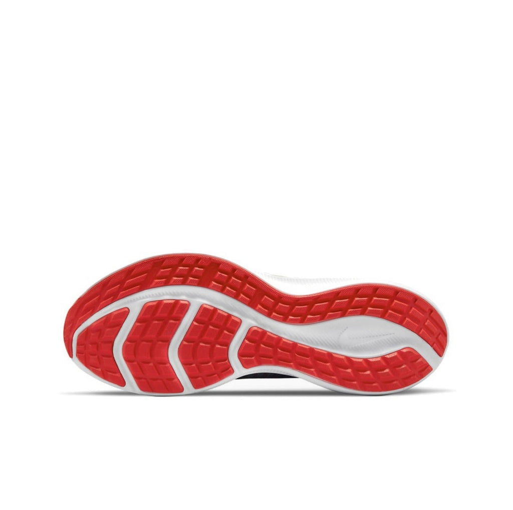 Nike Downshifter 11 Running Shoes in White Red CW3411-004 - product image from the listing.