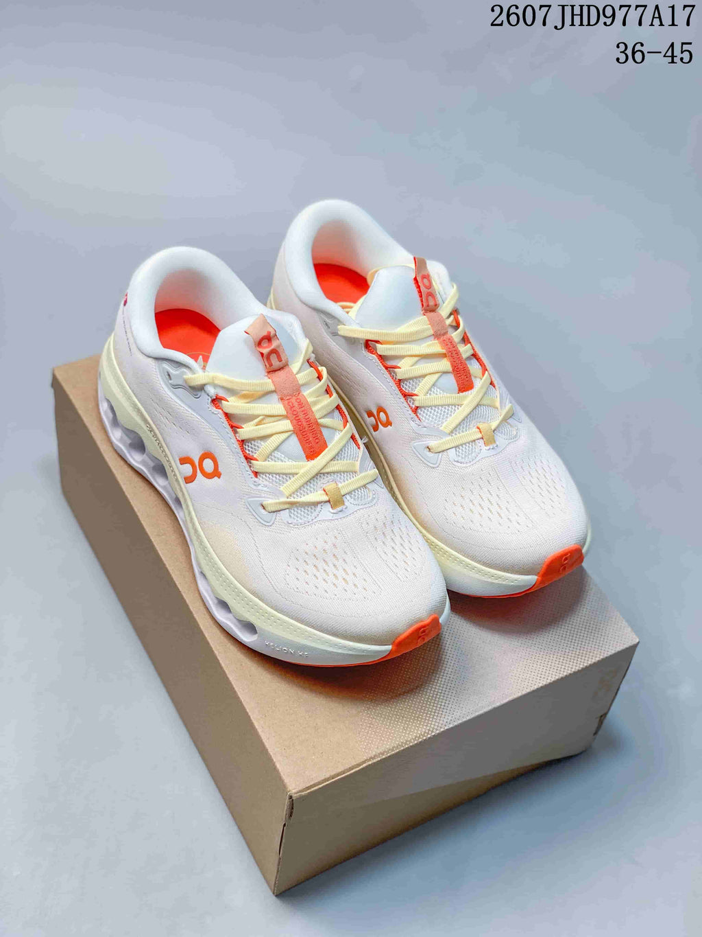 On Cloudtilt Sneakers in White Orange - product image from the listing.