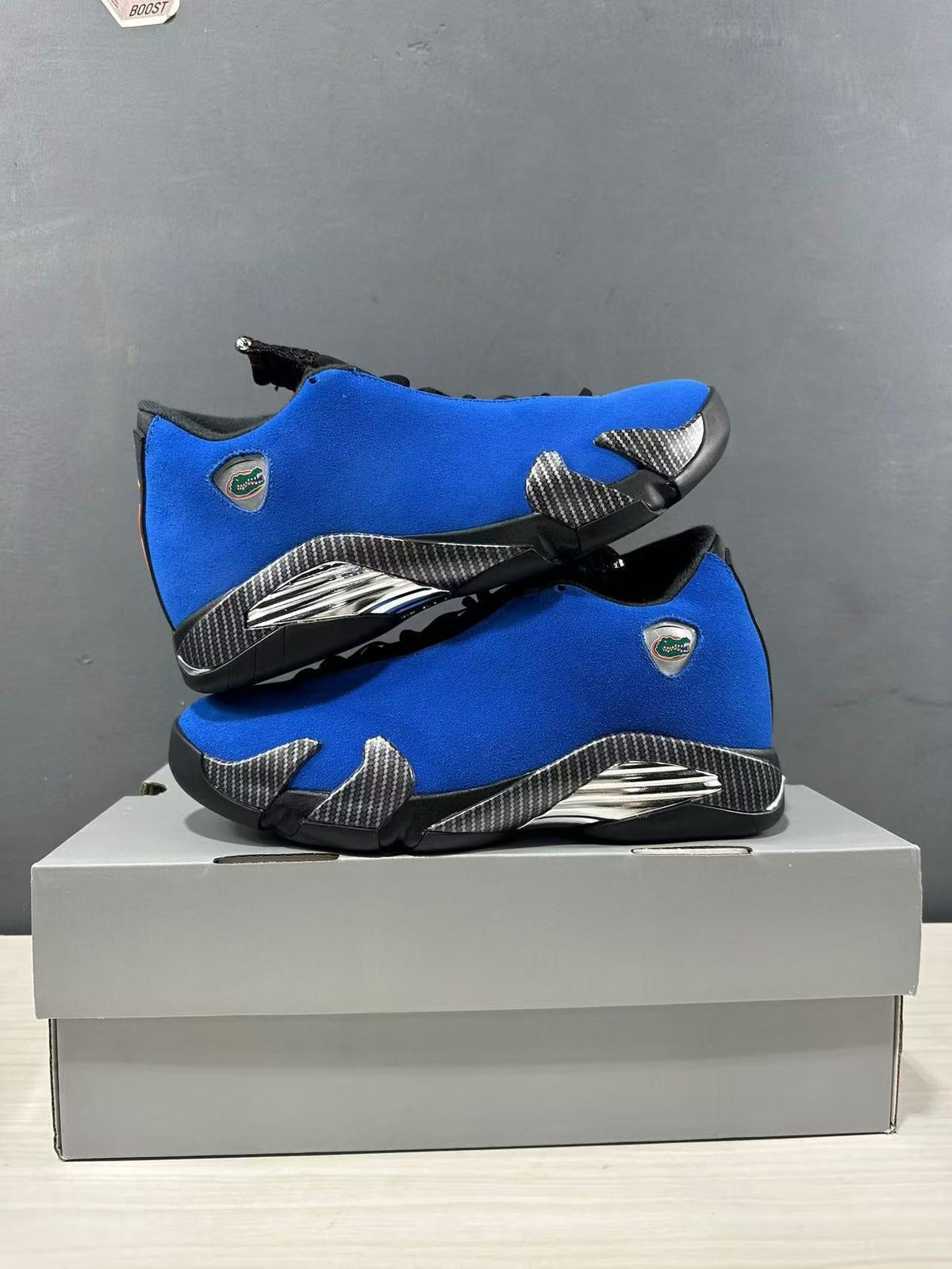 Air Jordan 14 Retro Florida Gators Blue Sneakers FA4616-172 - product image from the listing.
