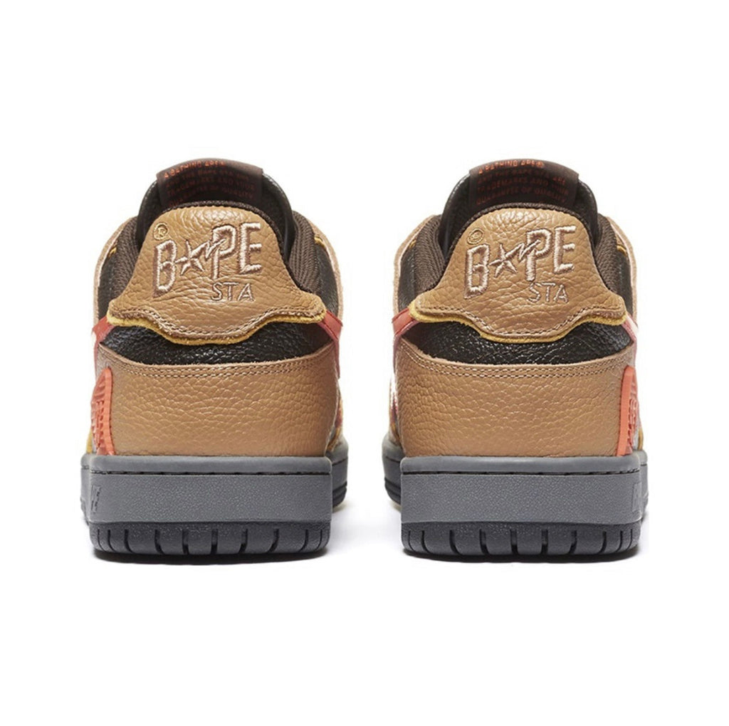 BAPE SK8 STA Trainers Brown and Black 1H80-191-021 - product image from the listing.