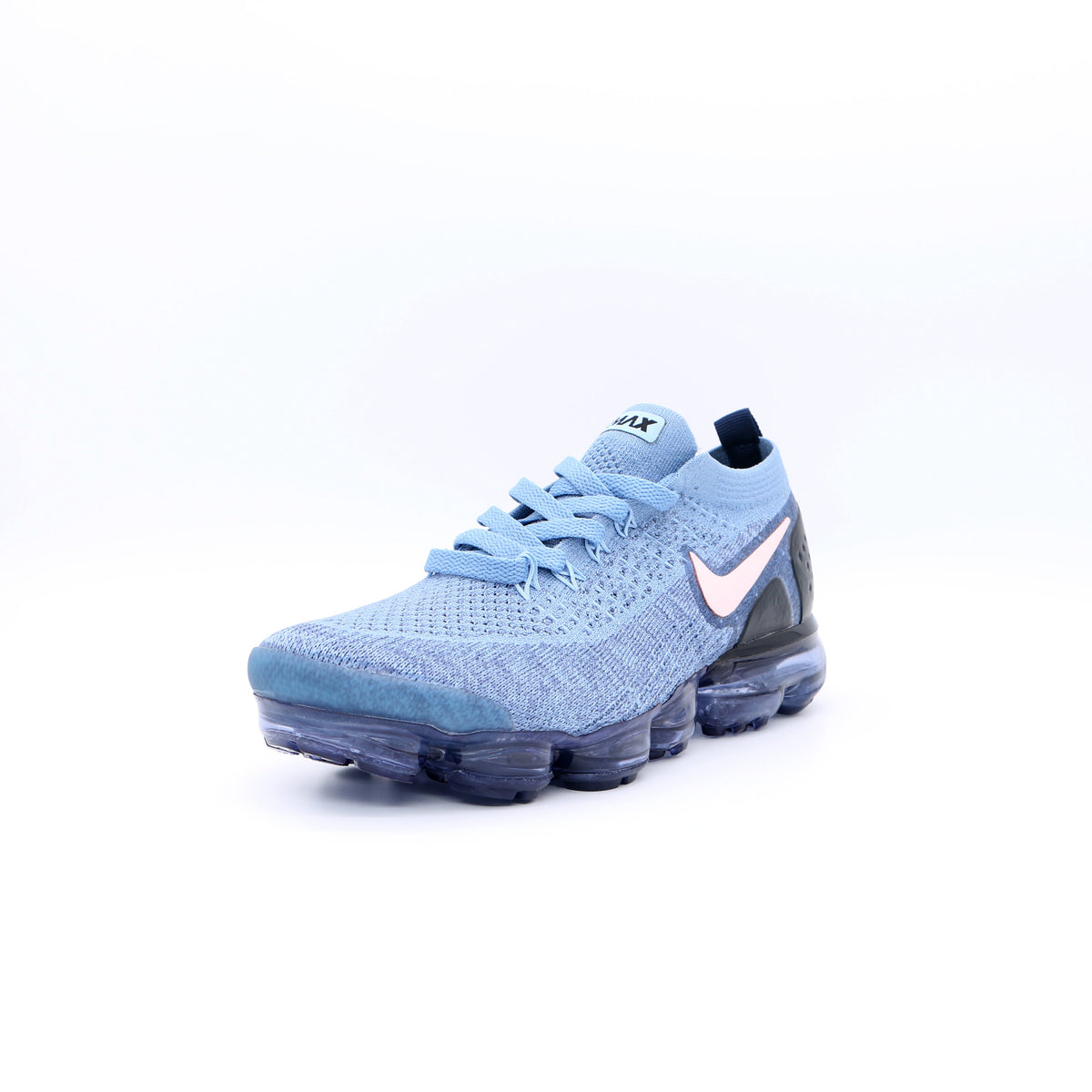 Nike Air VaporMax Flyknit Sneakers in Blue 942842-401 - product image from the listing.