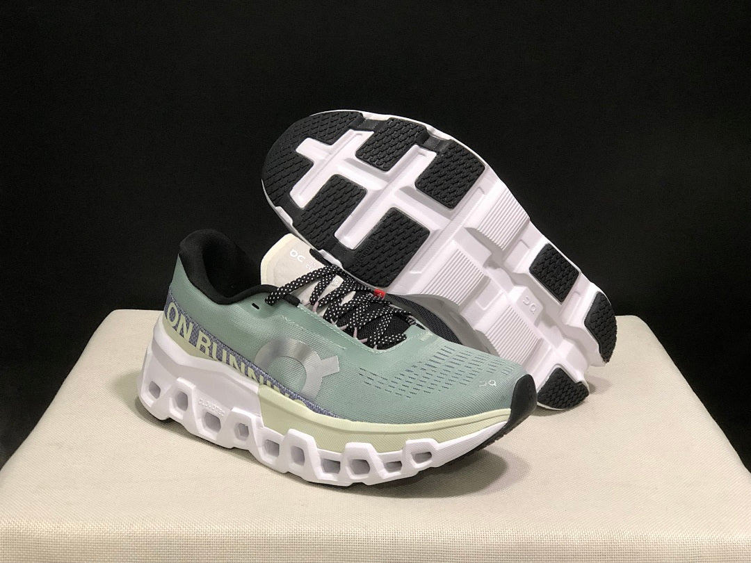 On Cloudmonster 2 Shoes for Running, Mineral Aloe - product image from the listing.