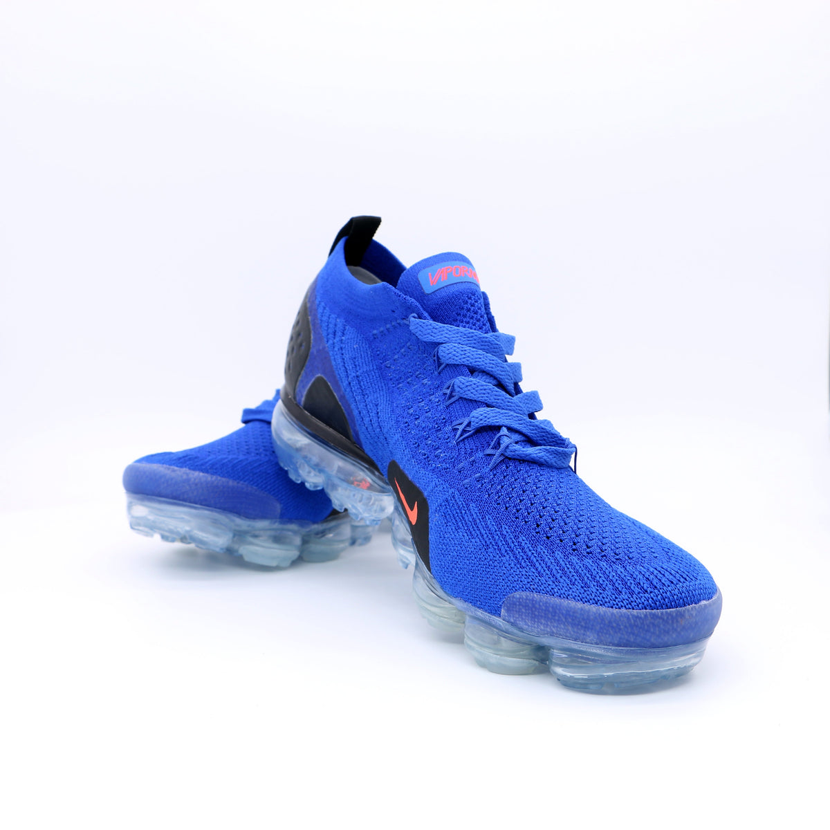Nike Air VaporMax Flyknit Running Shoes in Blue 942842-4009 - product image from the listing.