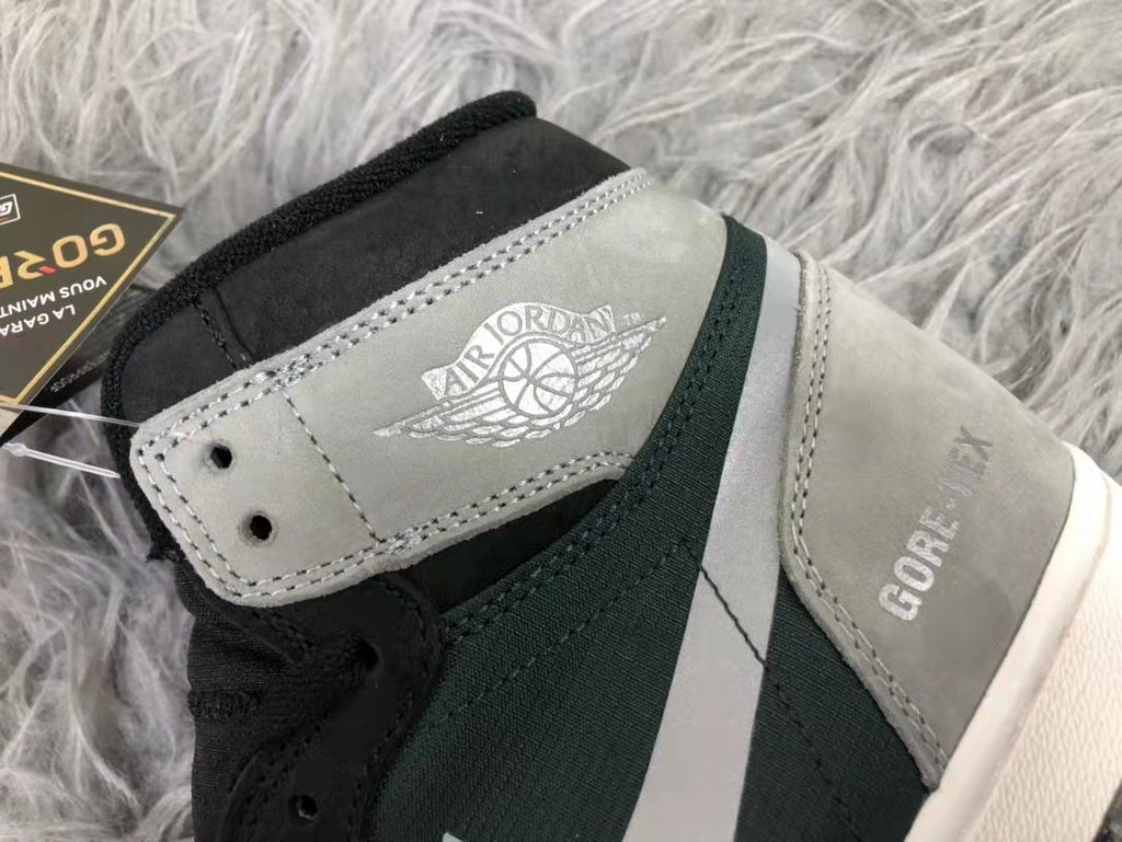 Air Jordan 1 Element Gore-Tex High-Top Sneakers in Black Grey - product image from the listing.
