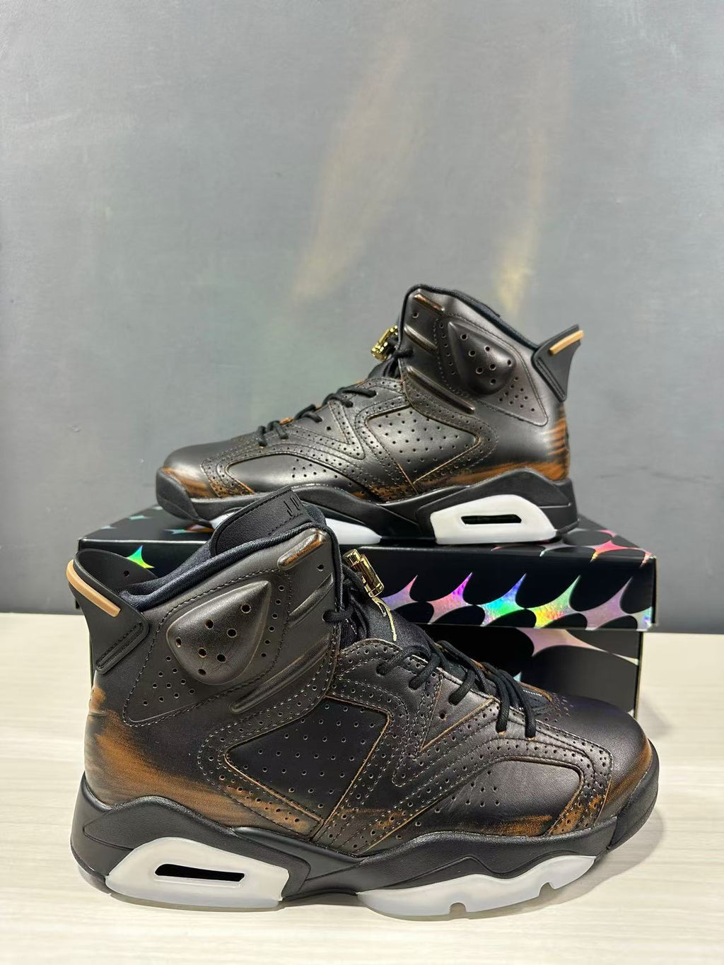 Air Jordan 6 Xuan Wu Black Basketball Sneakers IR7572-220 - product image from the listing.