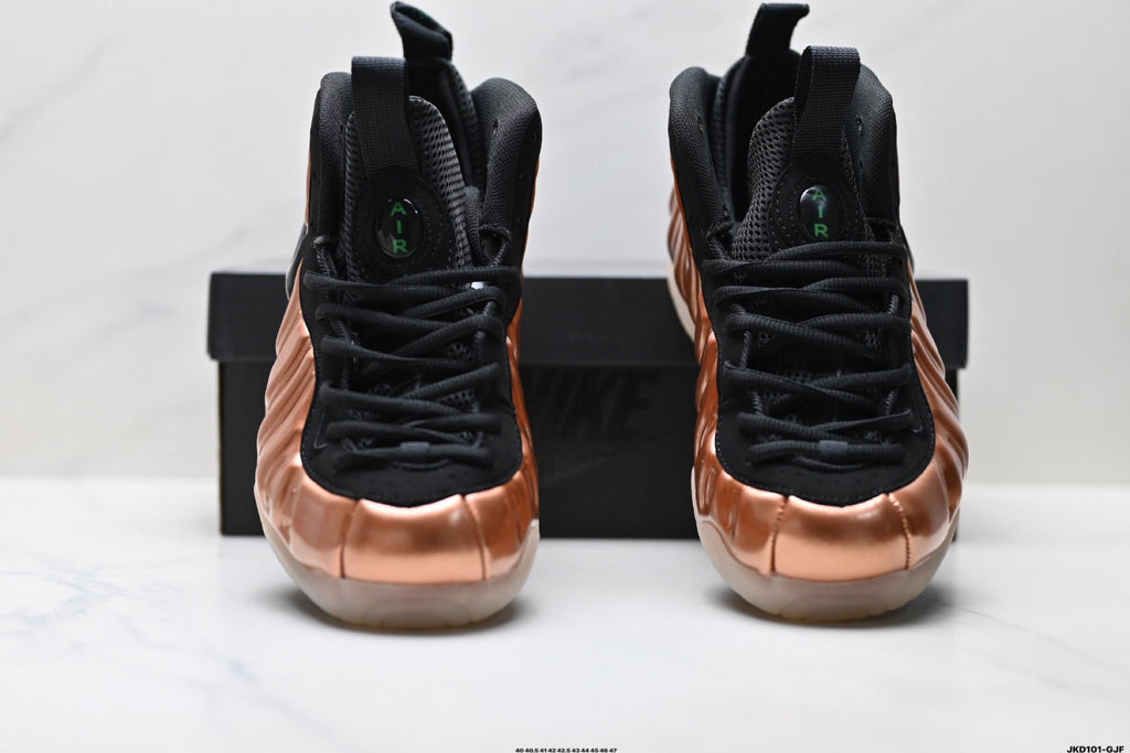 Nike Air Foamposite One Penny Hardaway Copper Trainers - product image from the listing.