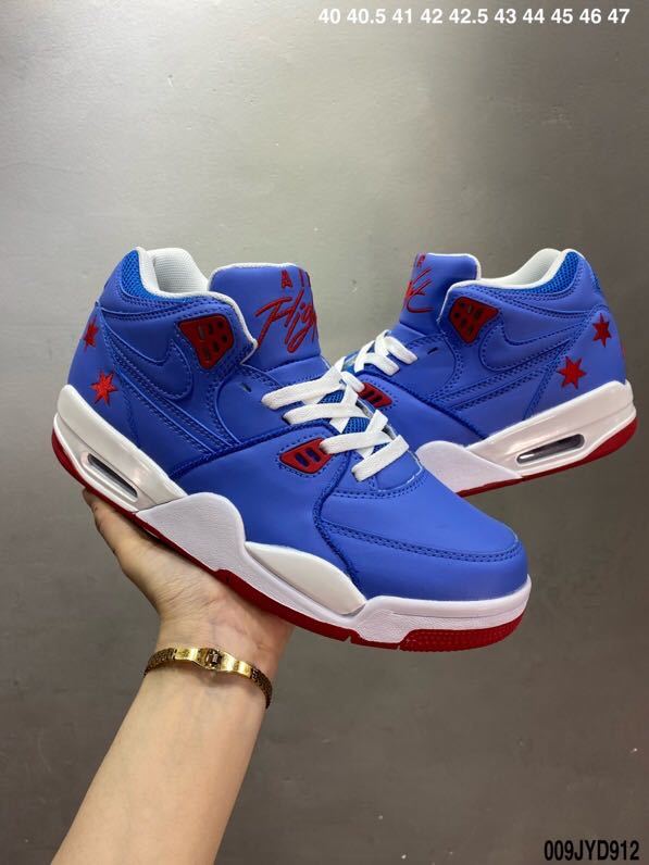 Nike Air Flight 89 Chicago Sneakers in Blue Red - product image from the listing.
