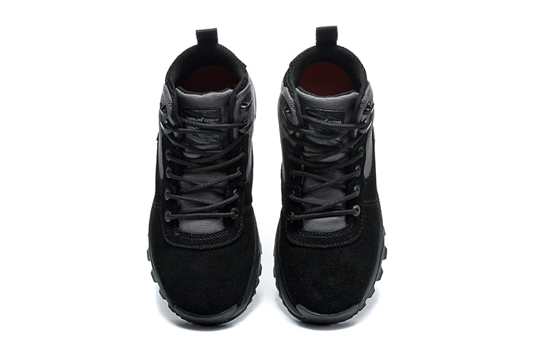 The North Face Waterproof Black Mid-Top Hiking Trainers - product image from the listing.