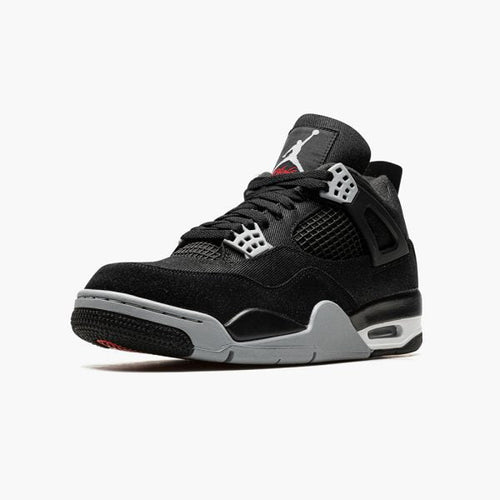 "Black Canvas" AIR JORDAN 4 - product image from the listing.