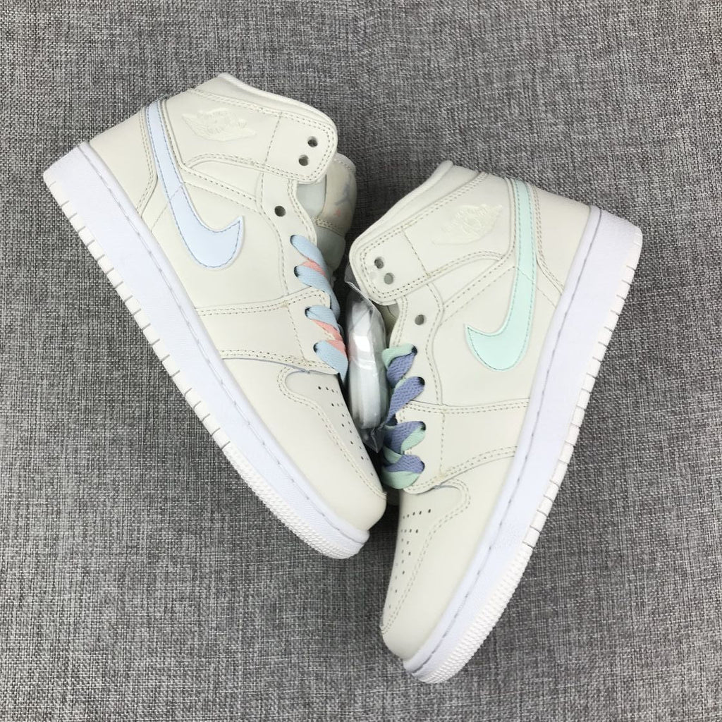 Air Jordan 1 High Pastel Multicolor Sneakers - product image from the listing.