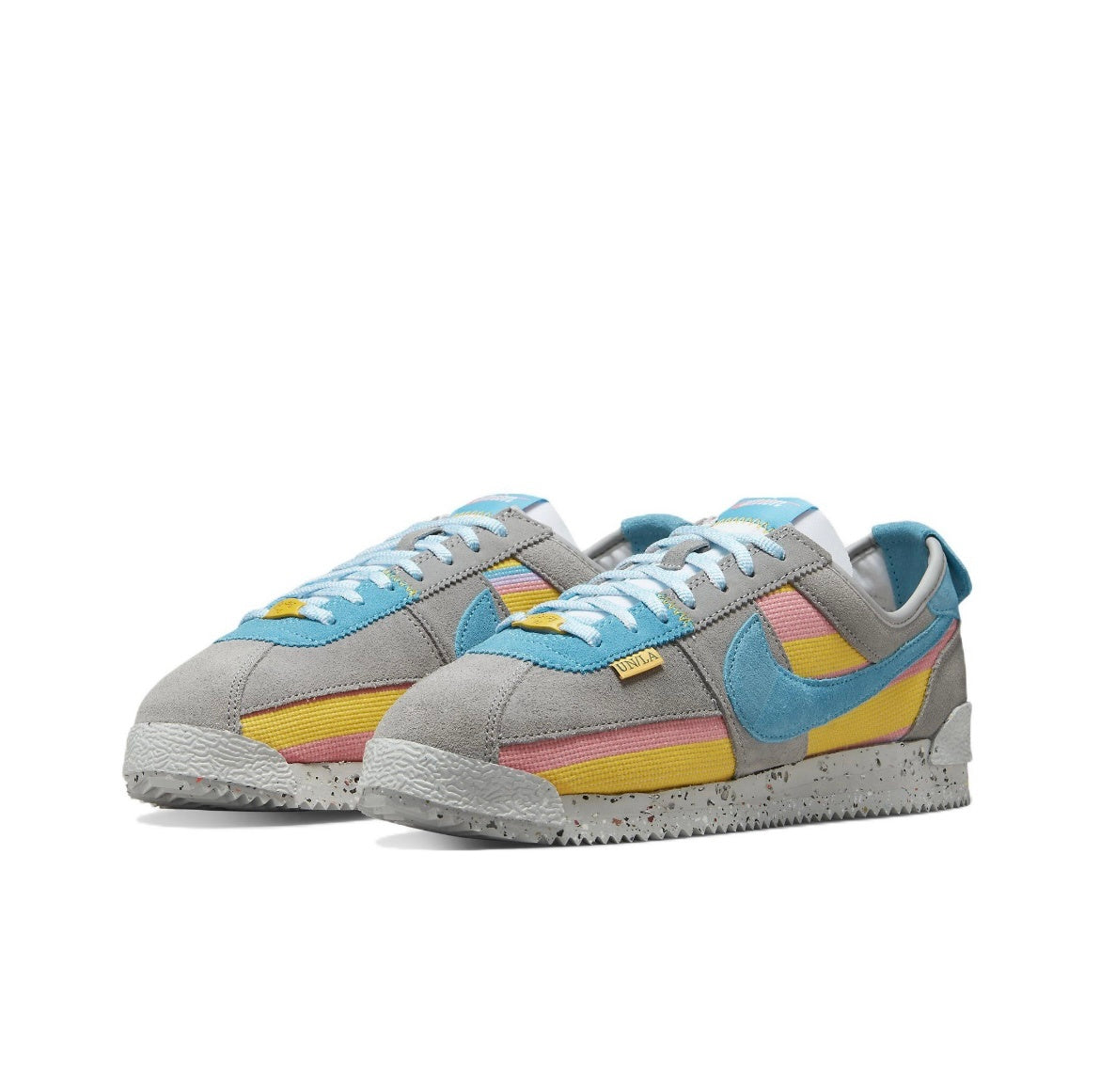 Nike Cortez SP Union LA Sneakers in Light Smoke Grey DR1413-002 - product image from the listing.