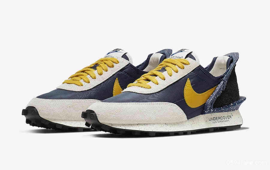 Nike x Undercover Daybreak Sneakers in Navy Gold CJ3295-400 - product image from the listing.