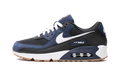 "Midnight Navy Gum" Air Max 90 "MIDNIGHT NAVY" FB9658 400 - product image from the listing.