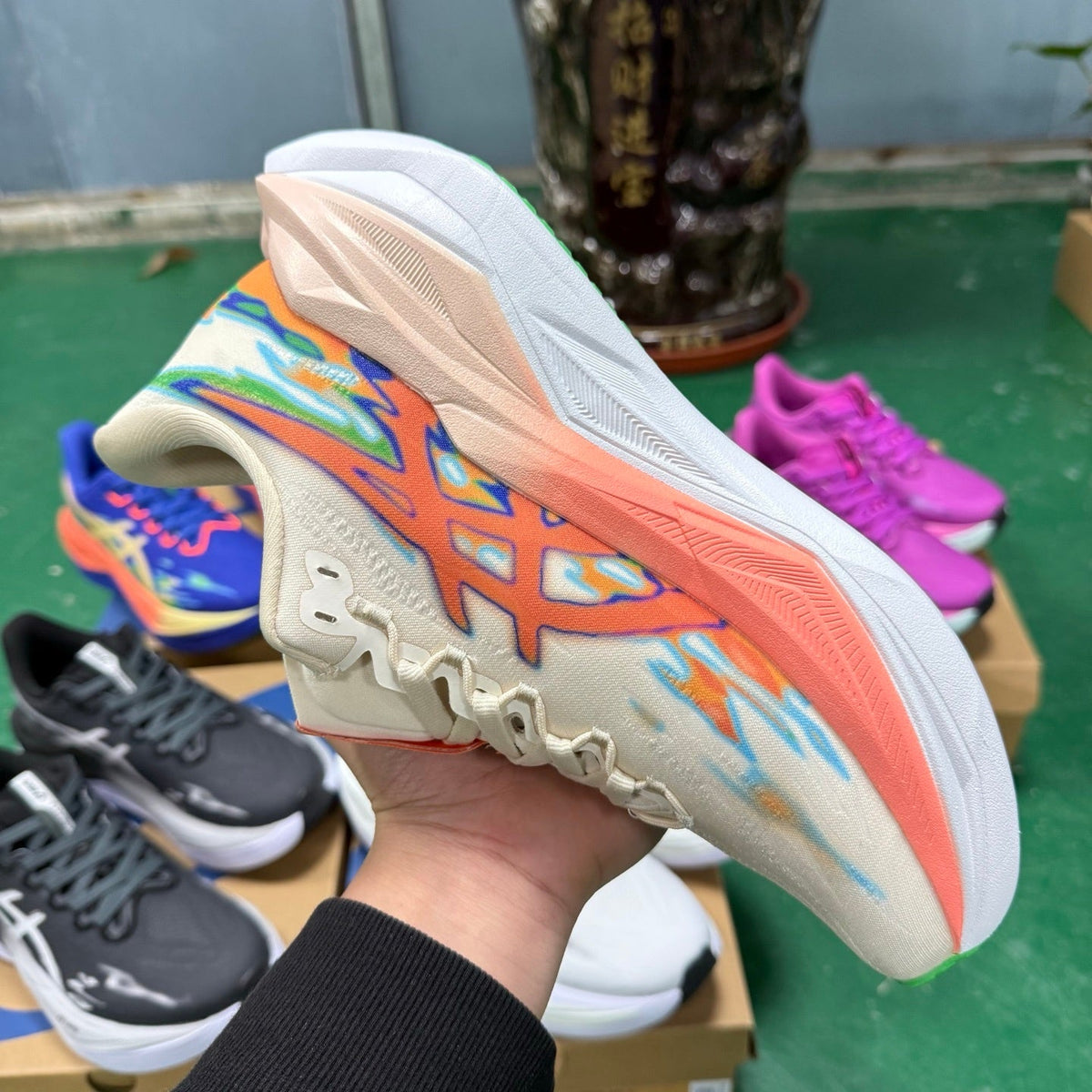 ASICS SUPERBLAST 3 Running Shoes in Beige Orange 1013A188-003 - product image from the listing.
