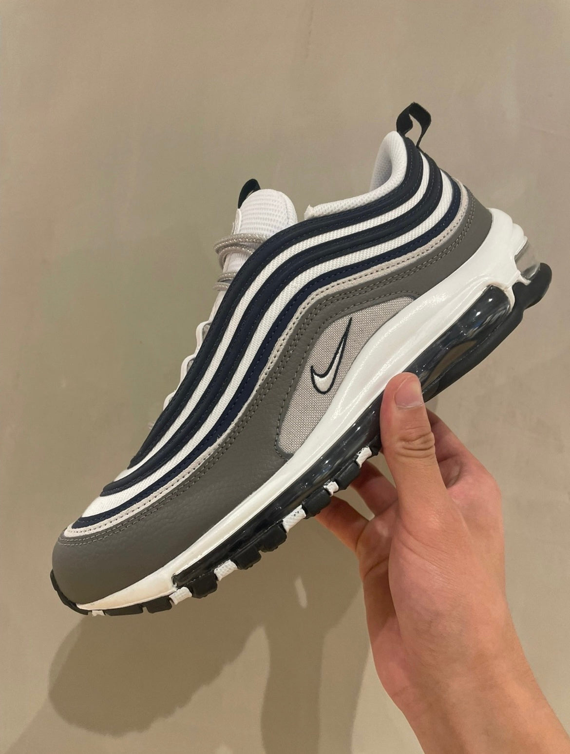 Blue Gray Nike Air Max 97 Sneakers DV7421-001 - product image from the listing.
