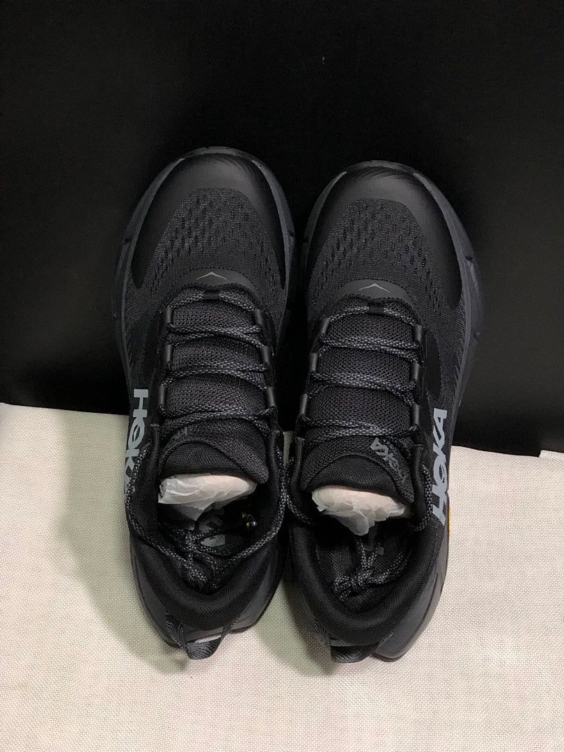 HOKA Skyline Float X Black Trail Trainers - product image from the listing.