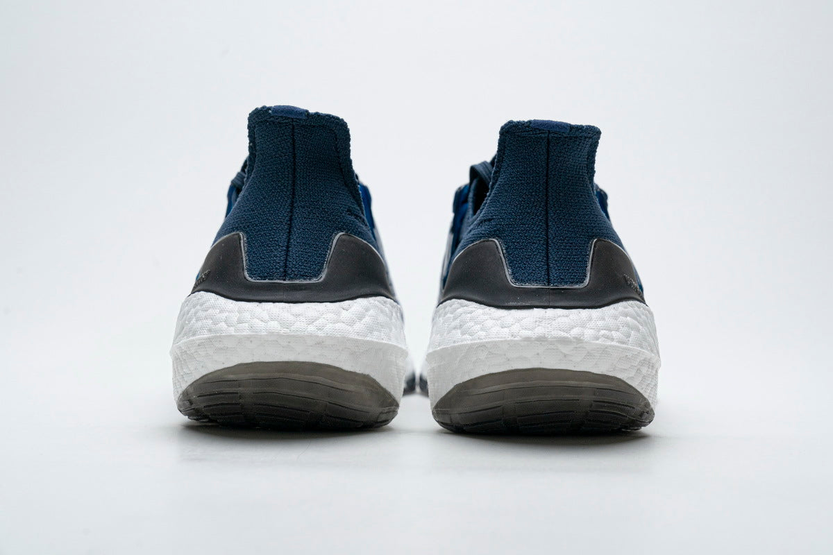 Adidas UltraBoost 21 Running Shoes FY0350 in Navy - product image from the listing.