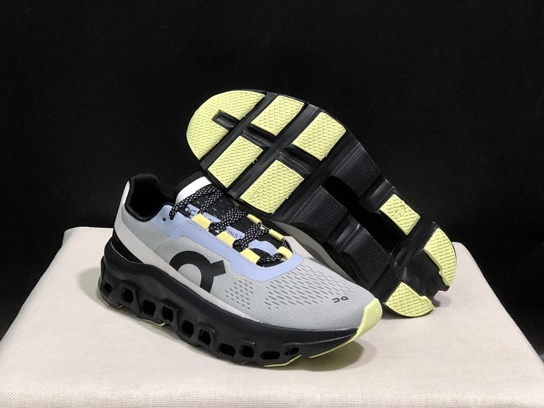 On Cloudmonster Sneakers in Fossil in Gray - product image from the listing.