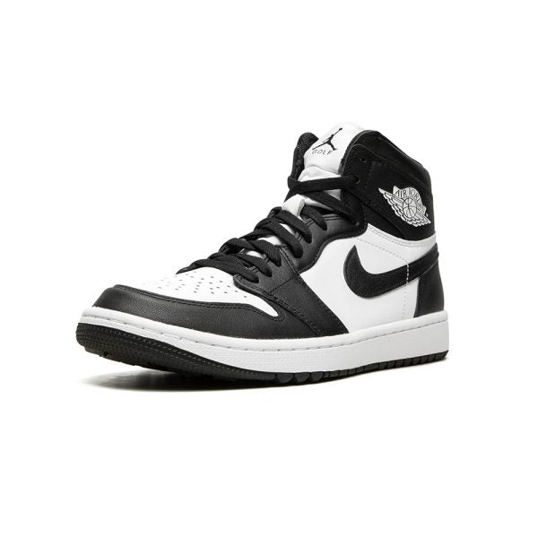 "Black / White - Panda" AIR JORDAN 1 HIGH GOLF - product image from the listing.