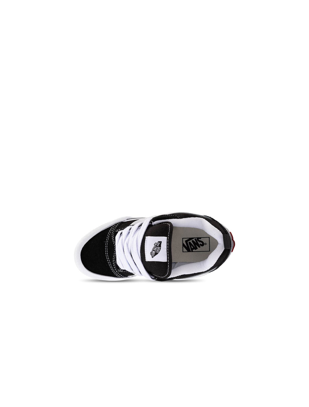 "Black/White" Vans Knu Skool Preschool - product image from the listing.
