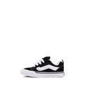 "Black/White" Vans Knu Skool Preschool - product image from the listing.