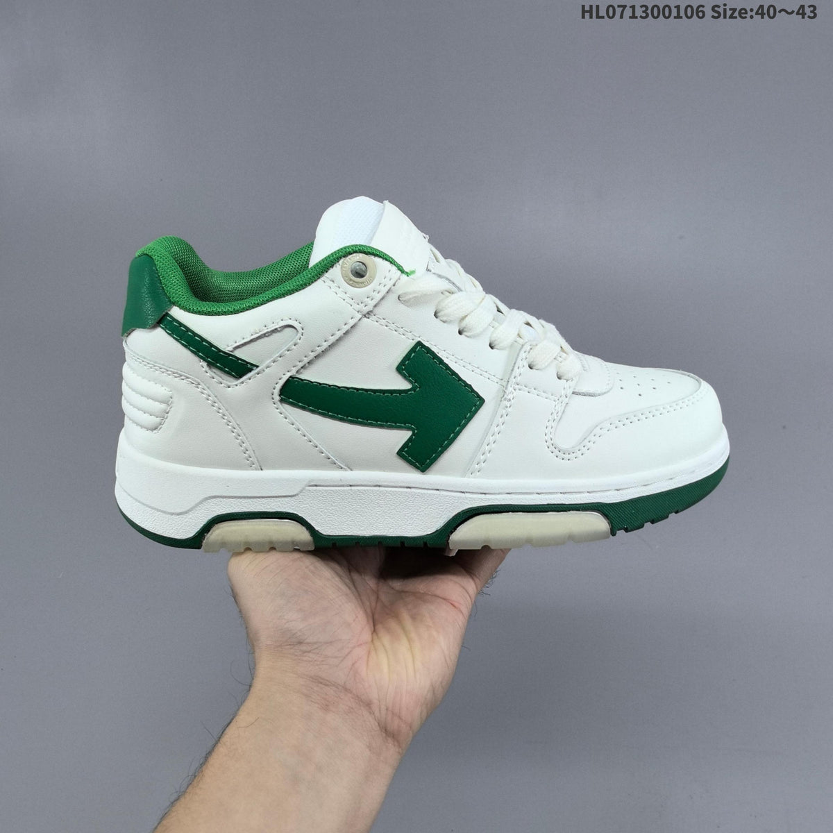 White OFF-WHITE Arrows Low-Top Sneakers - product image from the listing.