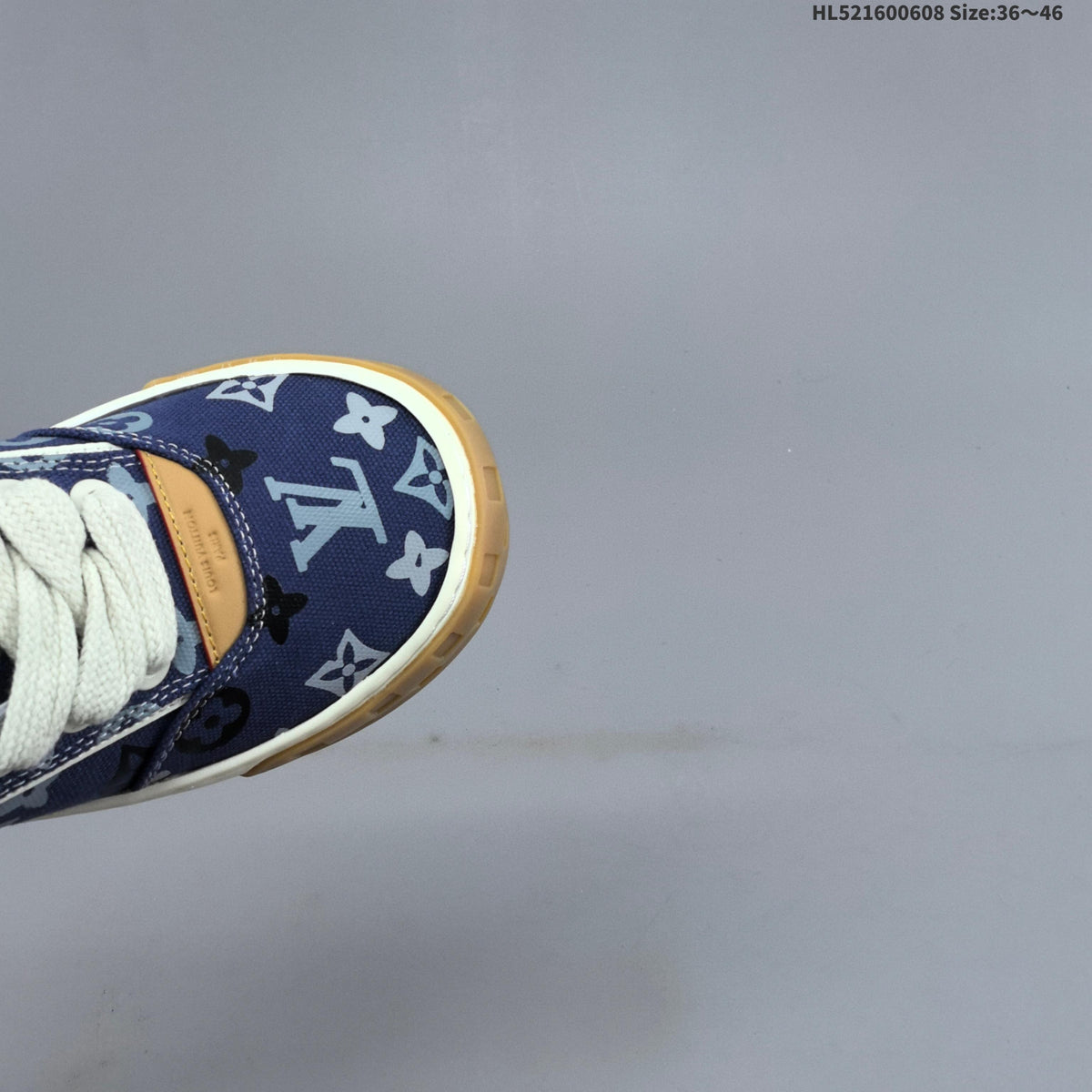 Louis Vuitton Tilted Low Trainers Blue Monogram - product image from the listing.