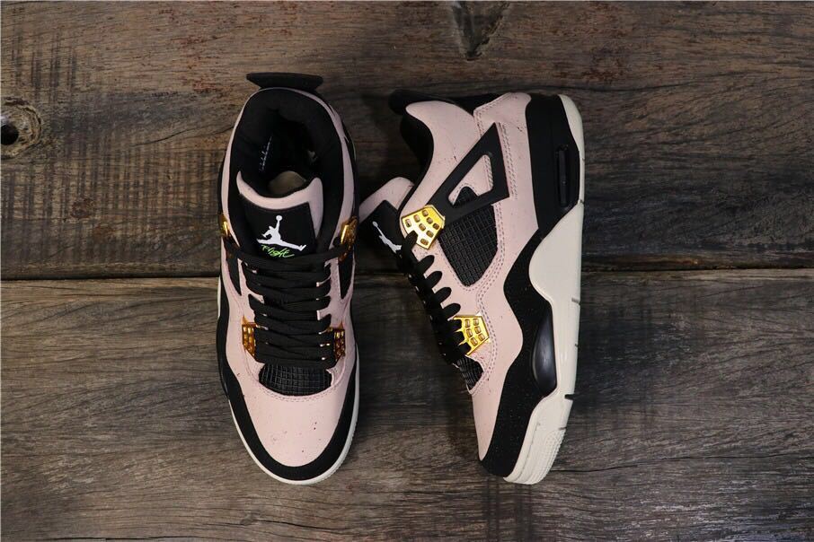 Air Jordan 4 Retro Silt Red Black Pink Sneakers - product image from the listing.