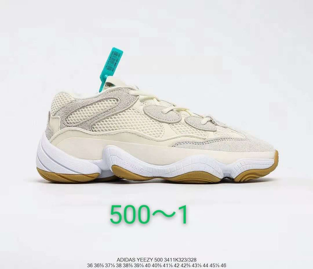 Light Neutral Adidas Yeezy 500 FW7018 Sneakers - product image from the listing.
