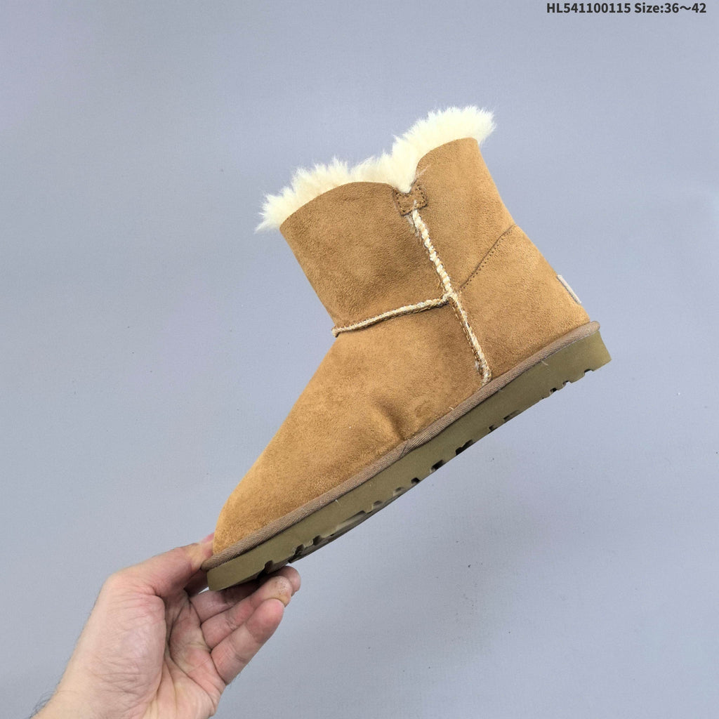 Classic Mini Dipper Suede Boots, Chestnut by UGG - product image from the listing.