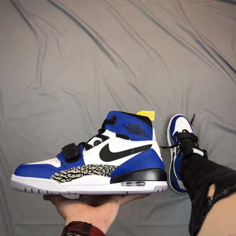 Nike Air Jordan Legacy 312 Sneakers in Blue White Black - product image from the listing.
