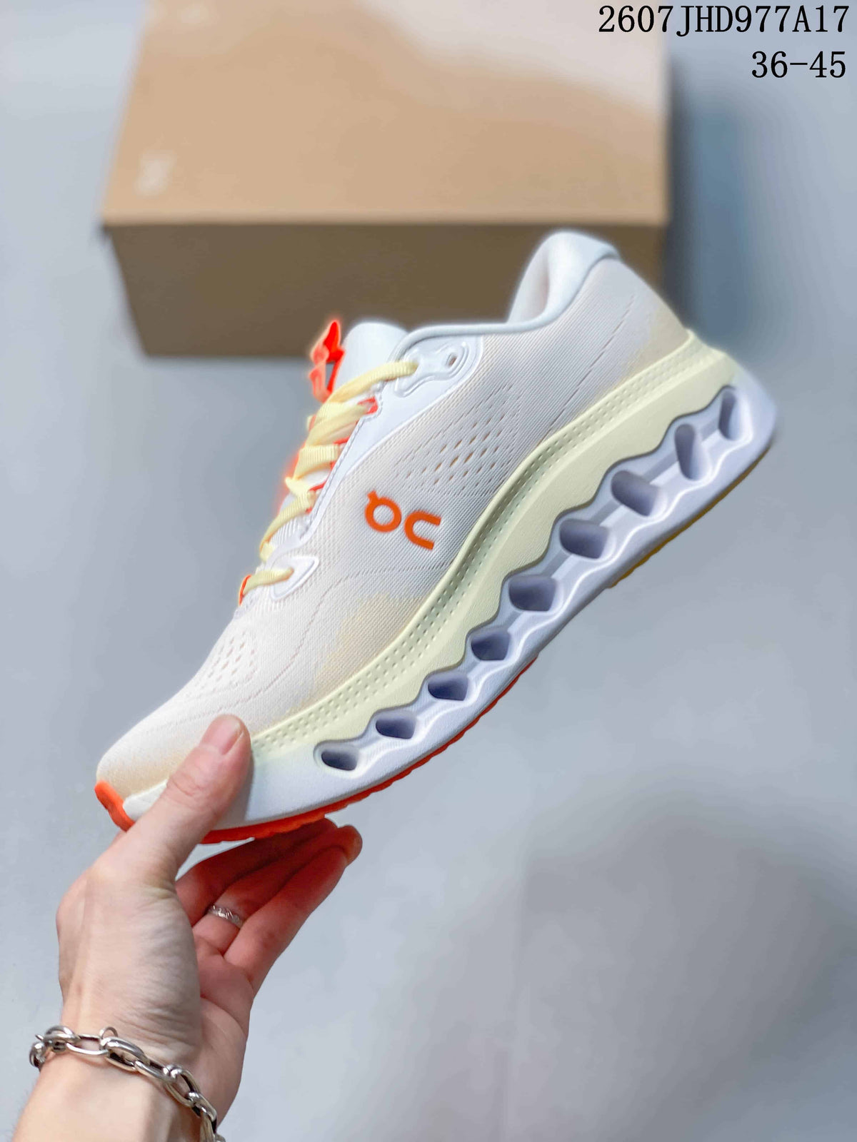On Cloudtilt Sneakers in White Orange - product image from the listing.