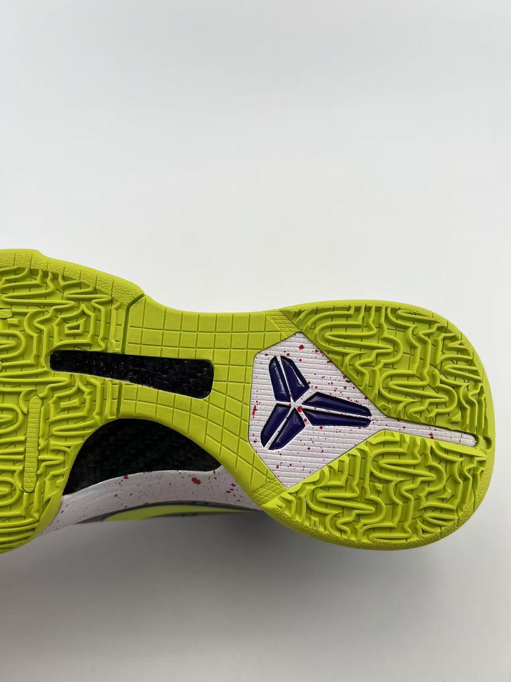 Nike Kobe 5 Protro Basketball Shoes in White Purple Volt CD4991-100 - product image from the listing.