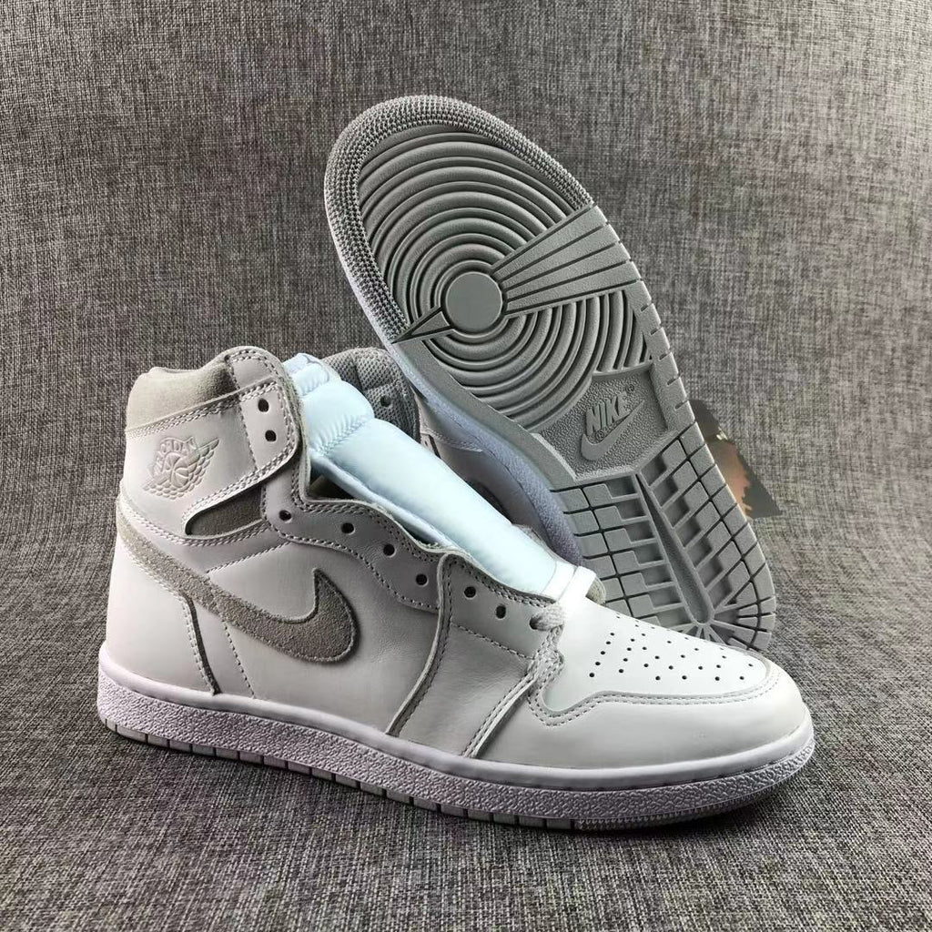 Air Jordan 1 High '85 Neutral Grey Sneakers BQ4422-100 - product image from the listing.