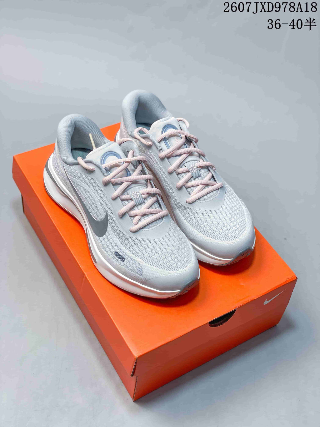 Nike Journey Run Running Shoes in Light Gray 2607JXD978A18 - product image from the listing.
