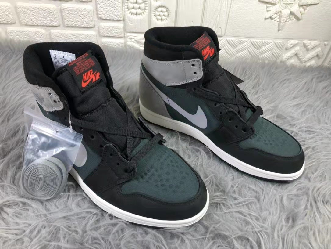 Air Jordan 1 Element Gore-Tex High-Top Sneakers in Black Grey - product image from the listing.