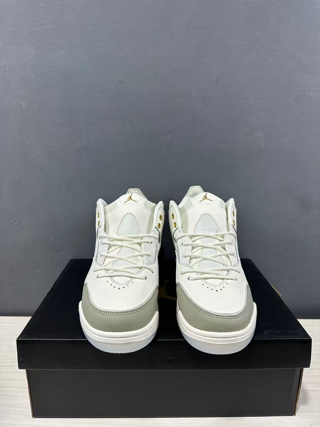 Jordan Courtside 23 High-Cut Sneakers Off-White/Tan IQ9783-171 - product image from the listing.